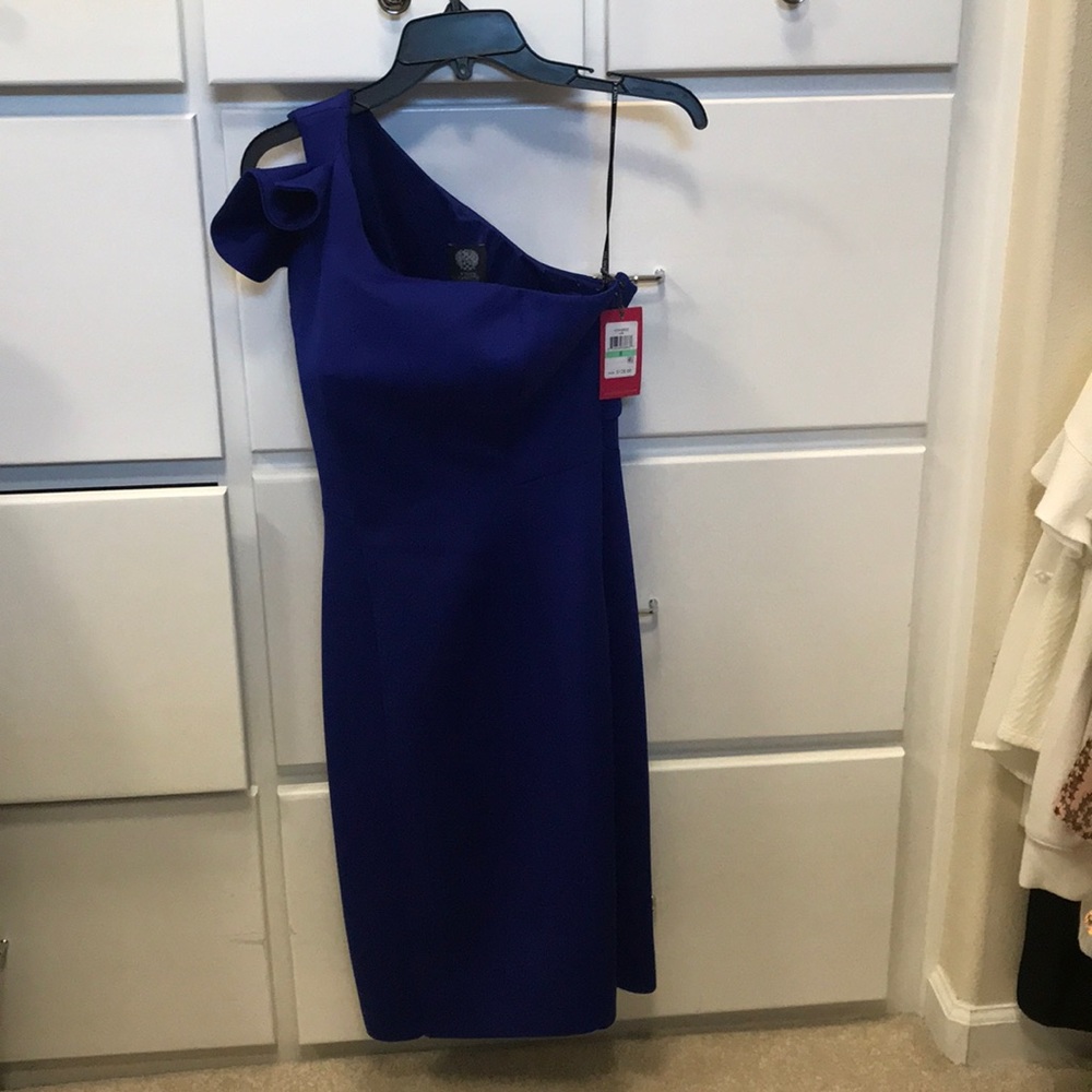 One-Shoulder Sheath Cocktail Dress